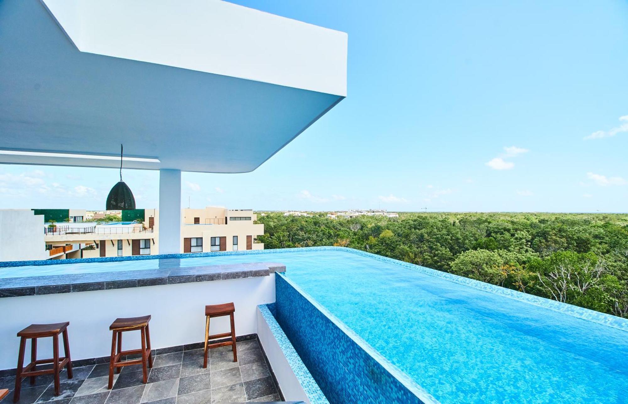 Apartament Luxury Penthouse With Private Pool In Aldea Zama Tulum Zewnętrze zdjęcie